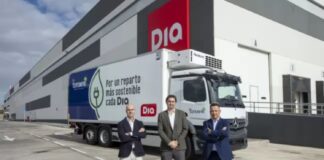Supermercados DIA se suma a la movilidad eléctrica en colaboración con Mercedes Truck