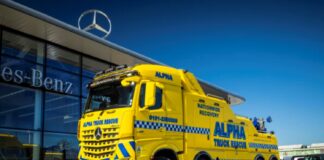 Nuevo Mercedes-Benz Arocs para la flota de recuperación de vehículos pesados de Alpha Recovery
